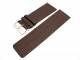Watch band 32mm dark brown smooth surface (width of buckle 30 mm)