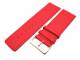 Watch band 30mm red (width of buckle 28 mm)
