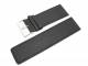 Watch band 40mm black smooth surface (width of buckle 38 mm)