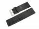 Watch band 40mm black alligator grain (width of buckle 38 mm)
