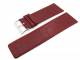 Watch band 30mm ruby red alligator grain (width of buckle 28 mm)