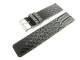 Watch band 24mm gray-anthracite snake print