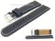 Watch band 18mm dark blue buffalo grain special-air-system