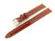 TOP: Watch band leather brown 14mm Croco Grain (Cayman) glossy
