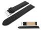 Watch band XL 24mm black buffalo grain very robust