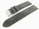 Watch band 22mm gray soft calf slight antique look