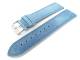 Watch band 24mm light blue soft calf slight antique look