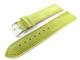 Watch band 22mm light green soft calf slight antique look