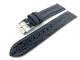 Watch band 18mm dark blue genuine shark padded