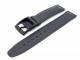 Watch band for Swatch 17mm dark blue smooth surface stitched