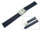  Watch band 22mm deployant clasp dark blue (width of clasp 20 mm)