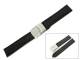  Watch band 18mm deployant clasp black (width of buckle 18 mm)