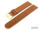 Watch band 18mm light brown by RIOS \