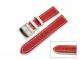 Watch band 20mm red/white \