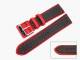 Watch band 24mm black/red \