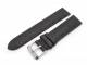 Watch band 20mm dark brown ostrich grain