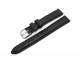 Watch band 10mm black grained surface (width of buckle 10 mm)
