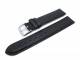 Watch band XL 18mm black extra long grained surface (width of buckle 18 mm)
