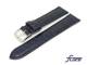 Watch band XS 16mm dark blue alligator grain by Fluco