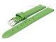 Watch band leather 10mm green smooth surface without stitching (width of buckle 08 mm)