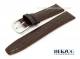 Watch band 20mm brown by Herzog Croco grain