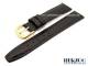 Watch band XS 16mm dark brown by Herzog Croco Grain