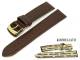 Watch strap 16mm dark brown \