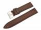watch band 18mm dark brown smooth surface by Marburger