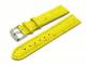 Watch band 20mm yellow genuine OSTRICH (width of buckle 18 mm)
