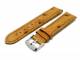 Watch band 20mm light brown genuine OSTRICH