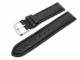 Watch band 24mm black genuine OSTRICH