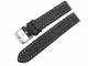 Watch band 18mm black light stitching genuine ostrich (width of buckle 18 mm)
