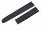 Watch band for Cartier deployment clasp 18mm black croco grain