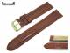 Watch band 22mm brown Croco Grain by Eichmueller