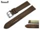 Watch band 18mm dark brown Croco Grain by Eichmueller
