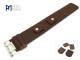 Watch band with leather pad \