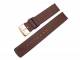 Watch band 16mm dark brown by Herzog \