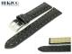 Watch band 20mm black by Herzog \