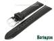 Watch band 20mm black Barington patent leather glossy