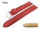 Watch band 16mm red by Barington genuine ostrich (leg)