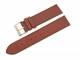 Watch band 20mm auburn genuine deer by Herzog \