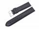 Watch band 20mm black genuine deer by Herzog \