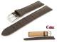Watch band 20mm dark brown EULUX  \