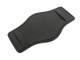 Leather pad 16-18mm black stitched