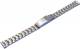 Watch band 12mm stainless steel dual tone partly polished elegant from Eichmueller