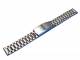Watch band 20mm stainless steel partly polished elegant from Eichmueller