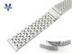 Watch band stainless steel 22mm polished solid-look classic design deployant clasp from Vollmer