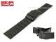 Stainless steel band 24mm black matt from BEAR