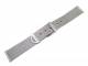 Watch band 18mm stainless steel mesh brushed elegant buckle