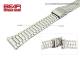Stainless steel band 20mm partly polished elegant push buckle from BEAR
